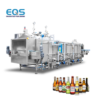 Máquina pasteurizadora 6000bph, equipamento de processamento de túnel de pasteurização de cerveja artesanal fresca, pasteurizada de cerveja